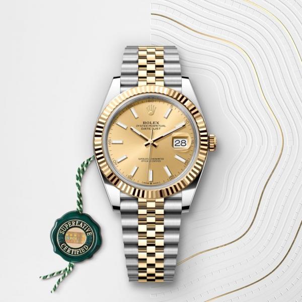 Rolee_x Oyster Perpetual Date Just 2Ton Gold Yellow