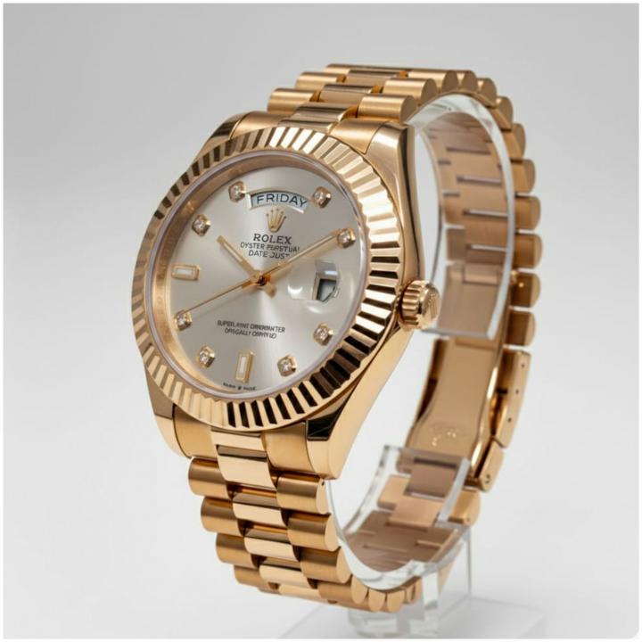 Role_x Oyster Perpetual Day Date Diamond Copper-White 40 Battery