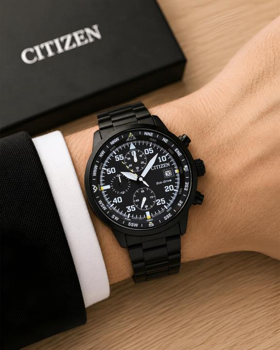 Citizen Mens Eco-Drive Aviator Chronograph