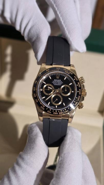Rolee_x Oyster Perpetual Daytona Gold Black
