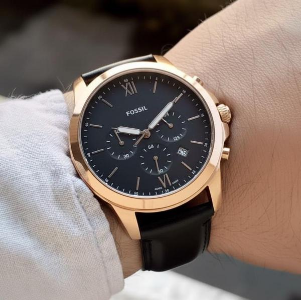 Fossi_l Neutro Chronograph Black-Copper-Black