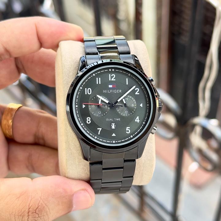 Tommy Hilfigee_r Dual Time Black Green