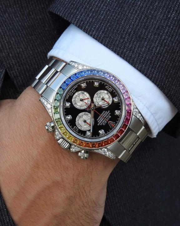 Role_x Oyster Perpetual Rainbow Silver