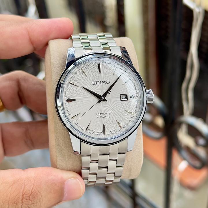 Seikk_o Presage Cocktail Time Mockingbird silver White