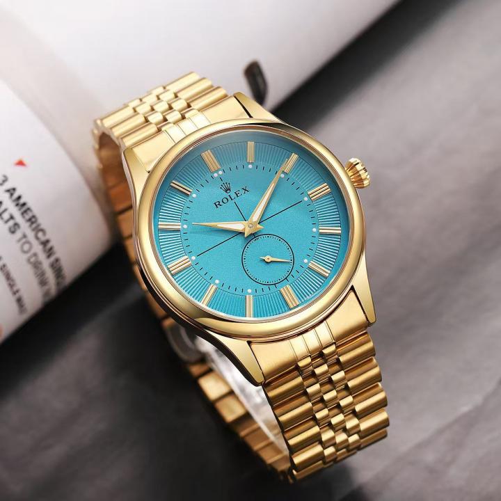 Role_x Oyster Perpetual Cellini Gold-Blue