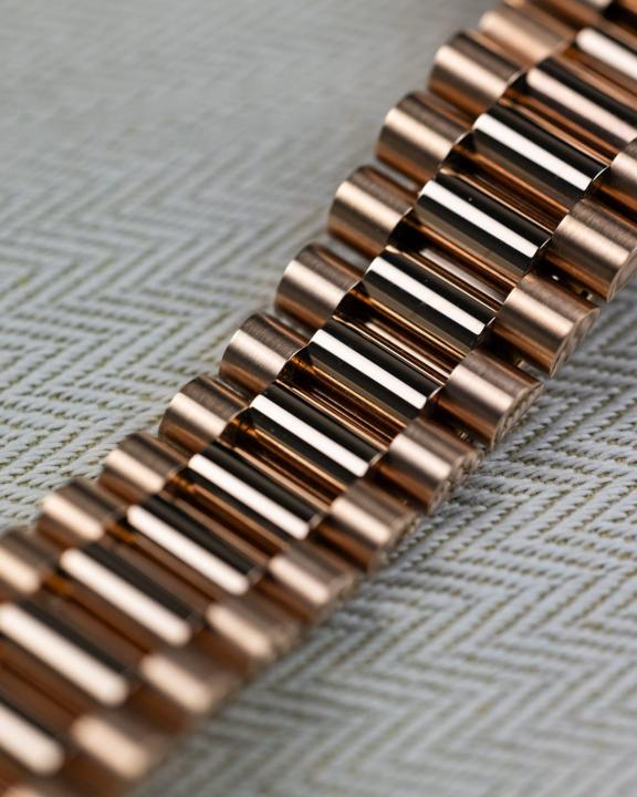 Rolee_x Oyster Perpetual Day Date 40 Battery Copper Brown