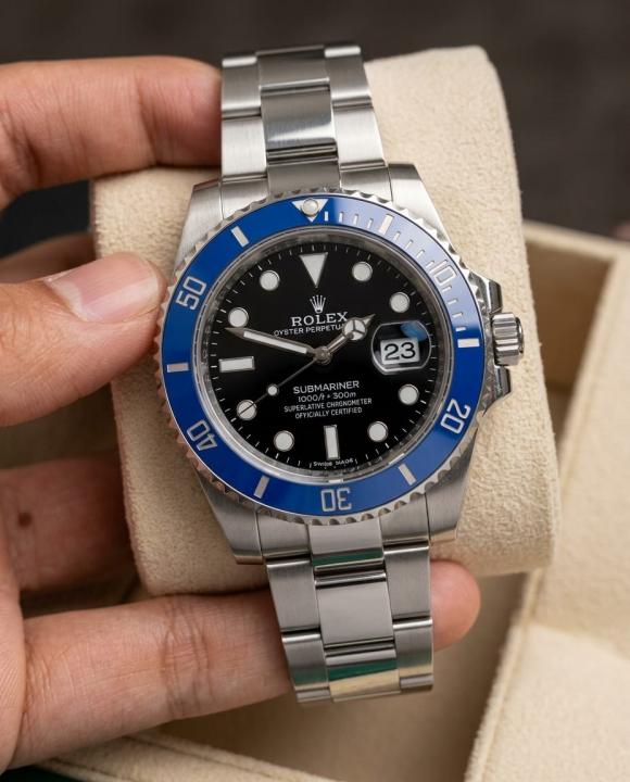 Rolee_x Oyster Perpetual Submarine Blue Bazel