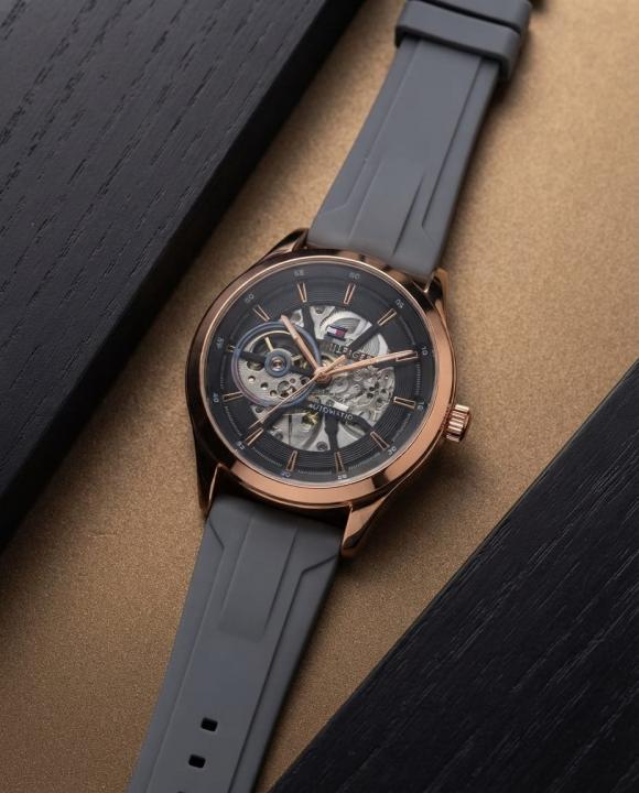 Tommmy Hilfige_r Automatic Silicon Grey-Copper-Black