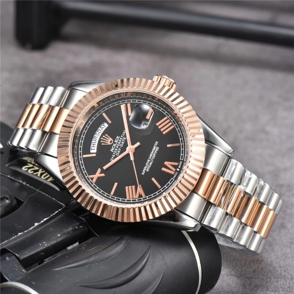 Role_x Oyster Perpetual Day Date 40 Battery 2Ton-Copper-Black