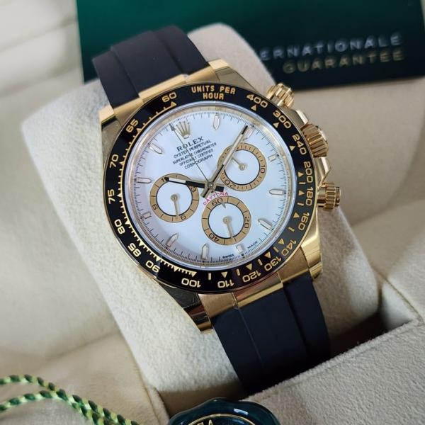 Rolee_x Oyster Perpetual Daytona Gold White