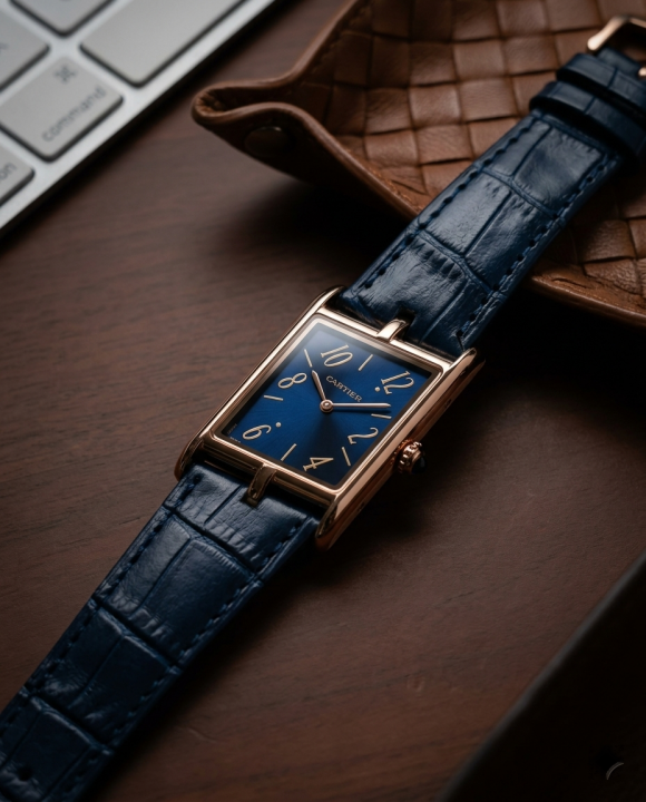 Cartie_r Tank Asymtrique Blue-Copper-Blue
