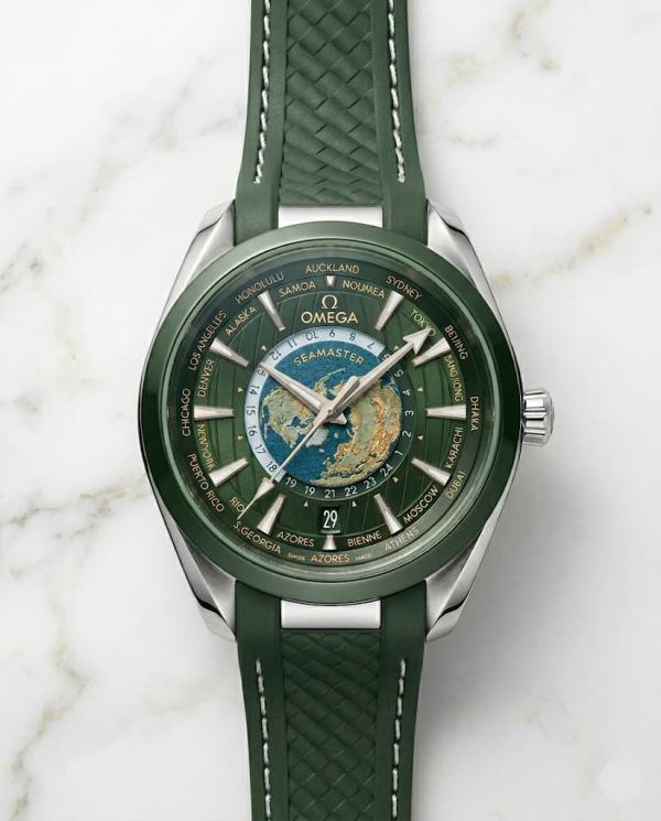 Omegg_a Seamaster Aqua Terra 150M Quartz World Map