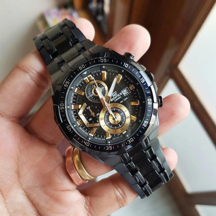 Casio Edifice Efr539 Black-Gold