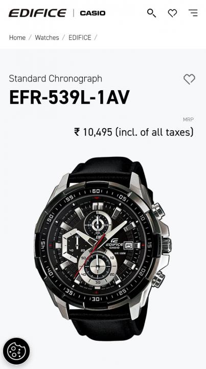 Casio Edifice Efr539