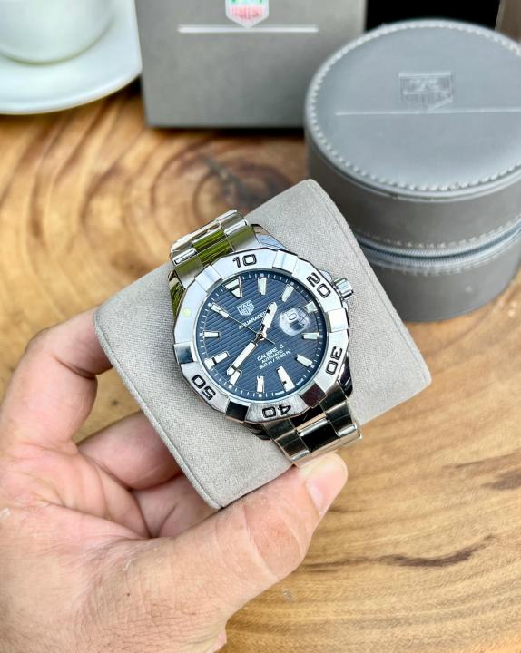 Tag Heue_r Aquaracer Silver-Blue