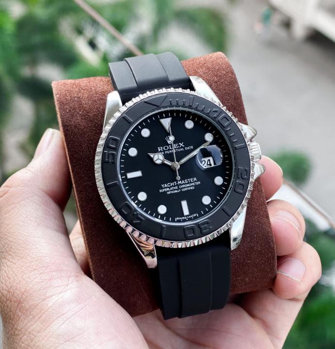 Rolee_x Oyster Perpetual Yach Master Battery Silver