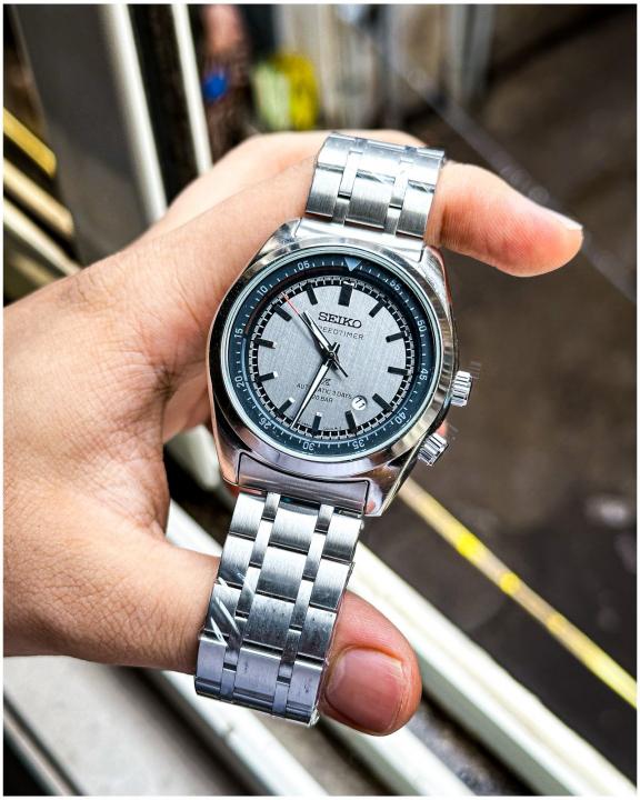 Seiko Prospex Speedtimer Con Temporizador Silver-Grey