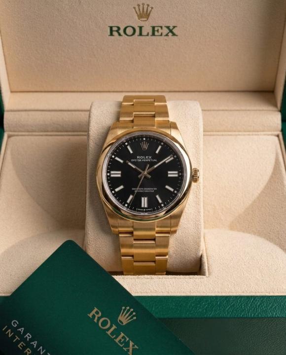 Rolee_x Oyster Perpetual Milgauass Gold-Black