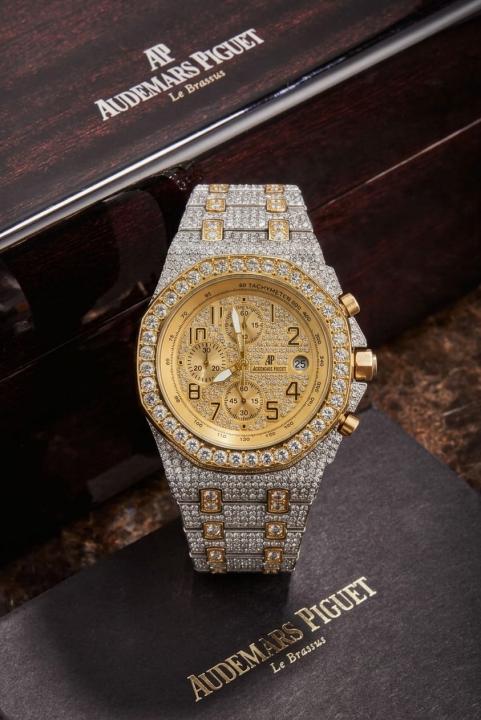 Audemars Piguee_t Royal Oak TachyMeter Iced Out