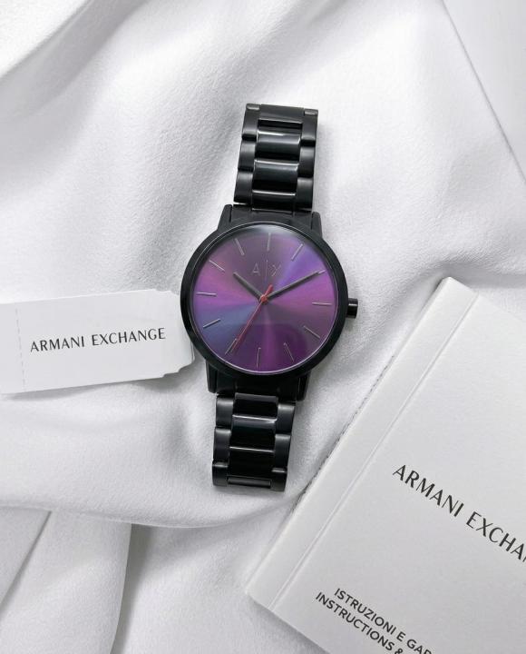 Armann_i Exchange Ax2736 Mercury Glass Black Dial