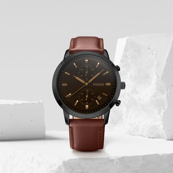 Fossii_l Townsman Chronograph DarkBrown-Black-Brown
