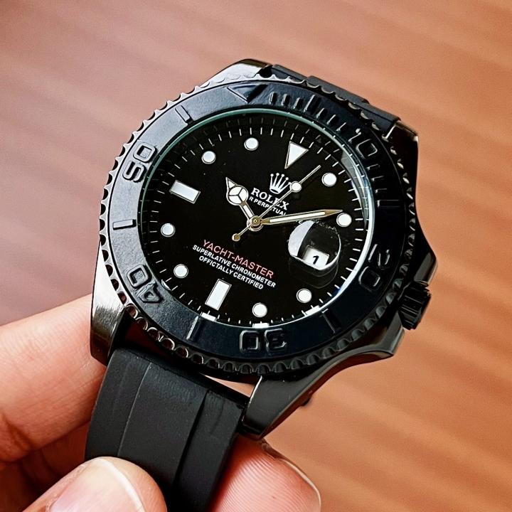 Rolee_x Oyster Perpetual Yach Master Battery Black