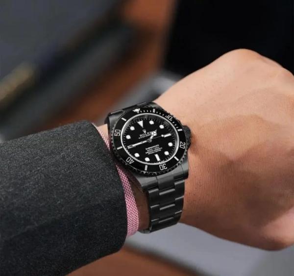Rolee_x Oyster Perpetual Submarine Black