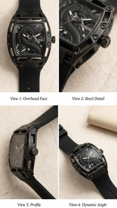 Guess Trend Legend Dragon Full Black