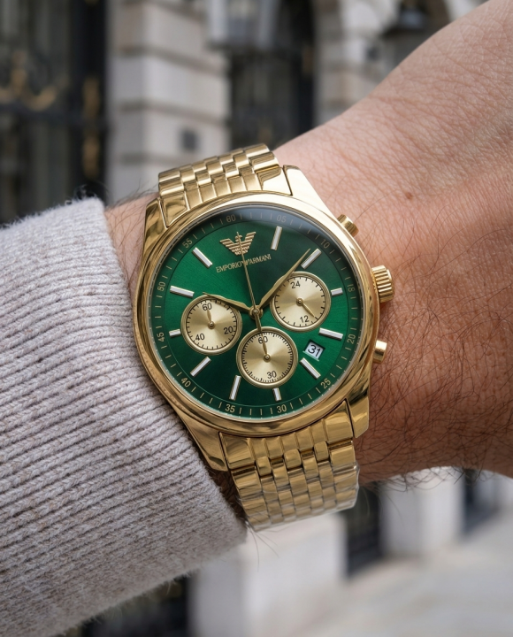 Emporio Armann_i AR11581 Chronograph Gold-Green