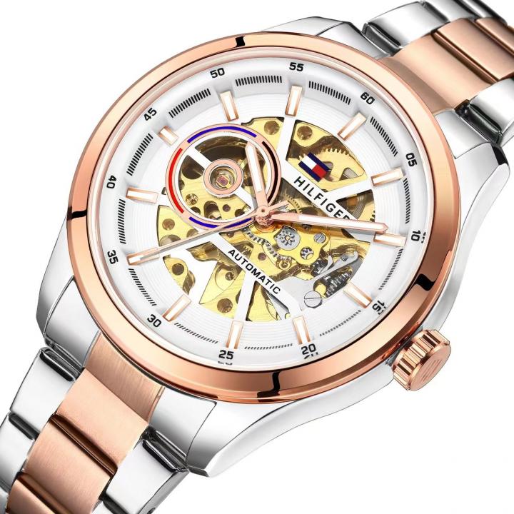 Tommy Hilfige_r Automatic 2Ton-Copper-White