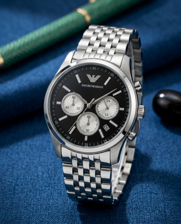 Emporio Armann_i AR11581 Chronograph Silver-Black