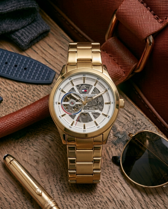 Tommy Hilfige_r Automatic Gold-White