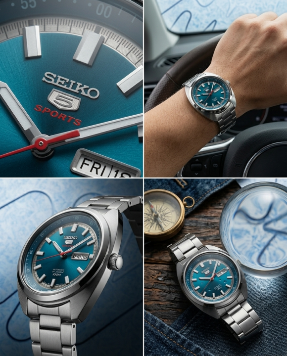 Seiko 5 Sports Turtle Blue