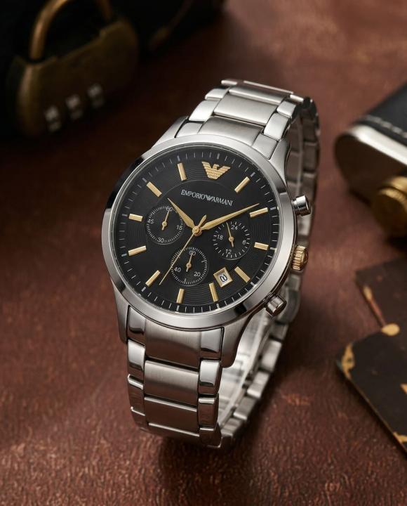Emporio Arman_i Classic Silver-Black-Gold