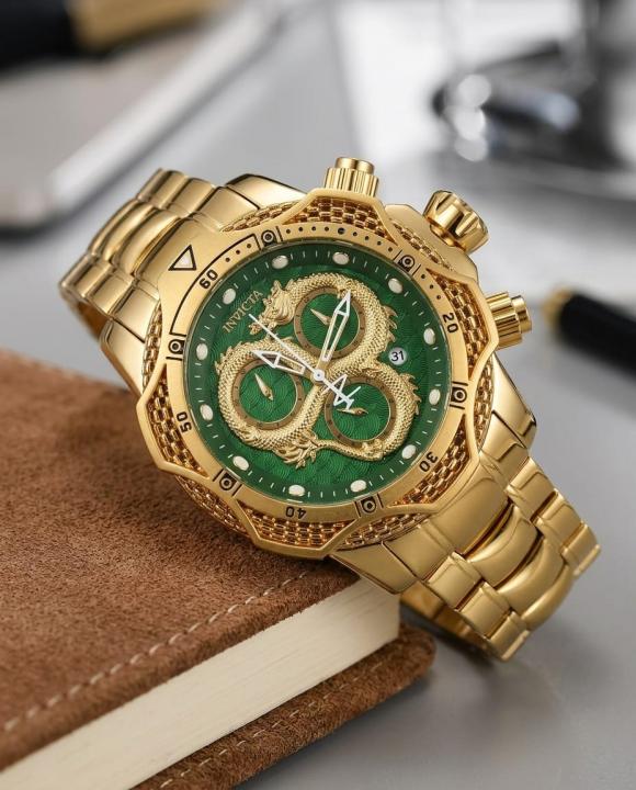 Invicta Dragon Venom Gold-Green