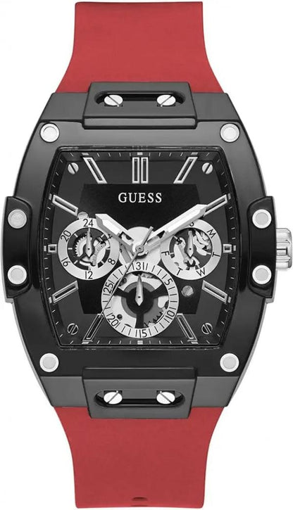 Guess Rectangle Chronograph Red-Black