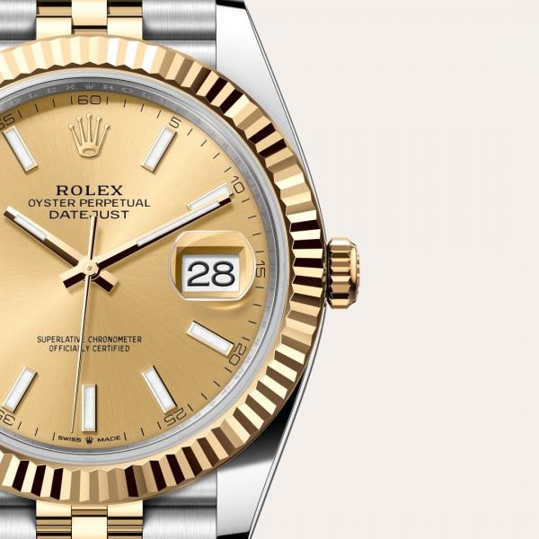 Rolee_x Oyster Perpetual Date Just 2Ton Gold Yellow