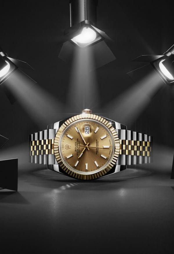 Rolee_x Oyster Perpetual Date Just 2Ton Gold Yellow