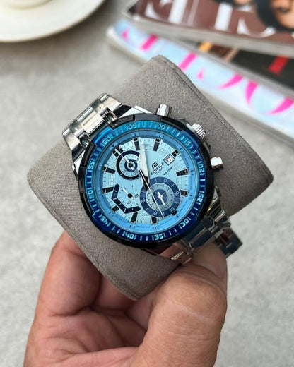 Casio Edifice Efr539 Silver-Tiffny