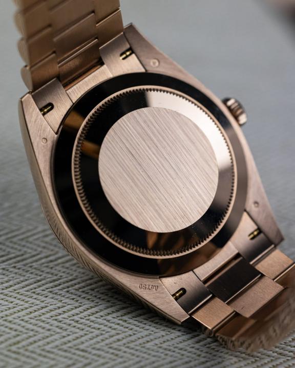 Rolee_x Oyster Perpetual Day Date Diamond Cooper Brown 40 Battery