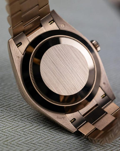 Rolee_x Oyster Perpetual Day Date Diamond Cooper Brown 40 Battery