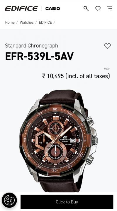 Casio Edifice Efr539