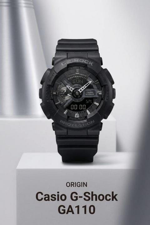 Casio G-Shock Ga110 Silver