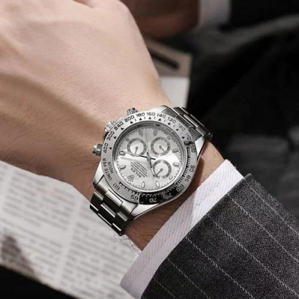 Rolee_x Oyster Perpetual Daytona Chosmograph Silver-Grey