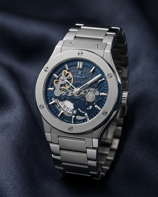 Hublot Classic Fusion Silver-Blue