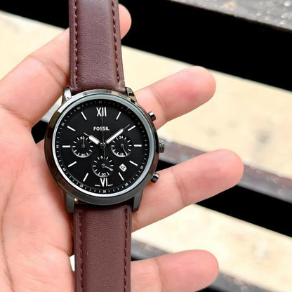 Fossi_l Neutro Chronograph DarkBrown-Black