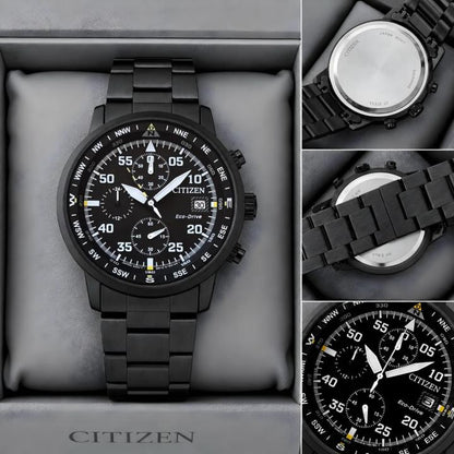 Citizen Mens Eco-Drive Aviator Chronograph