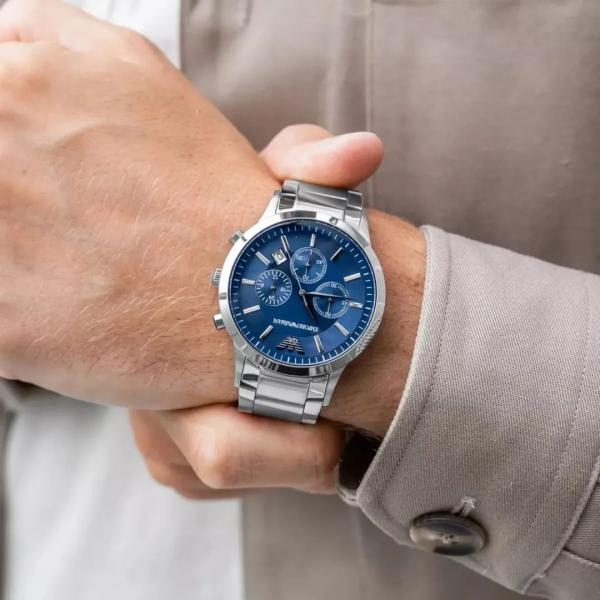 Emporio Armann_i Classic Silver-Blue