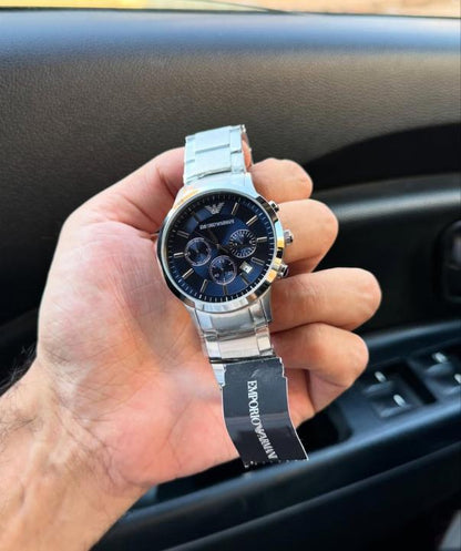 Emporio Armann_i Classic Silver-Blue