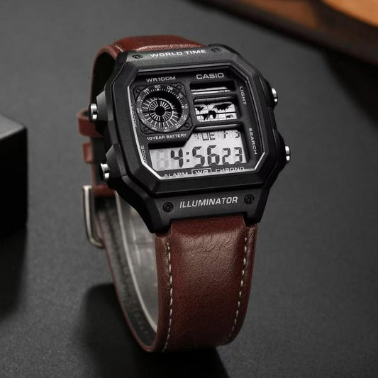 Casio AE-1200 Illuminator Camel Brown - J1231
